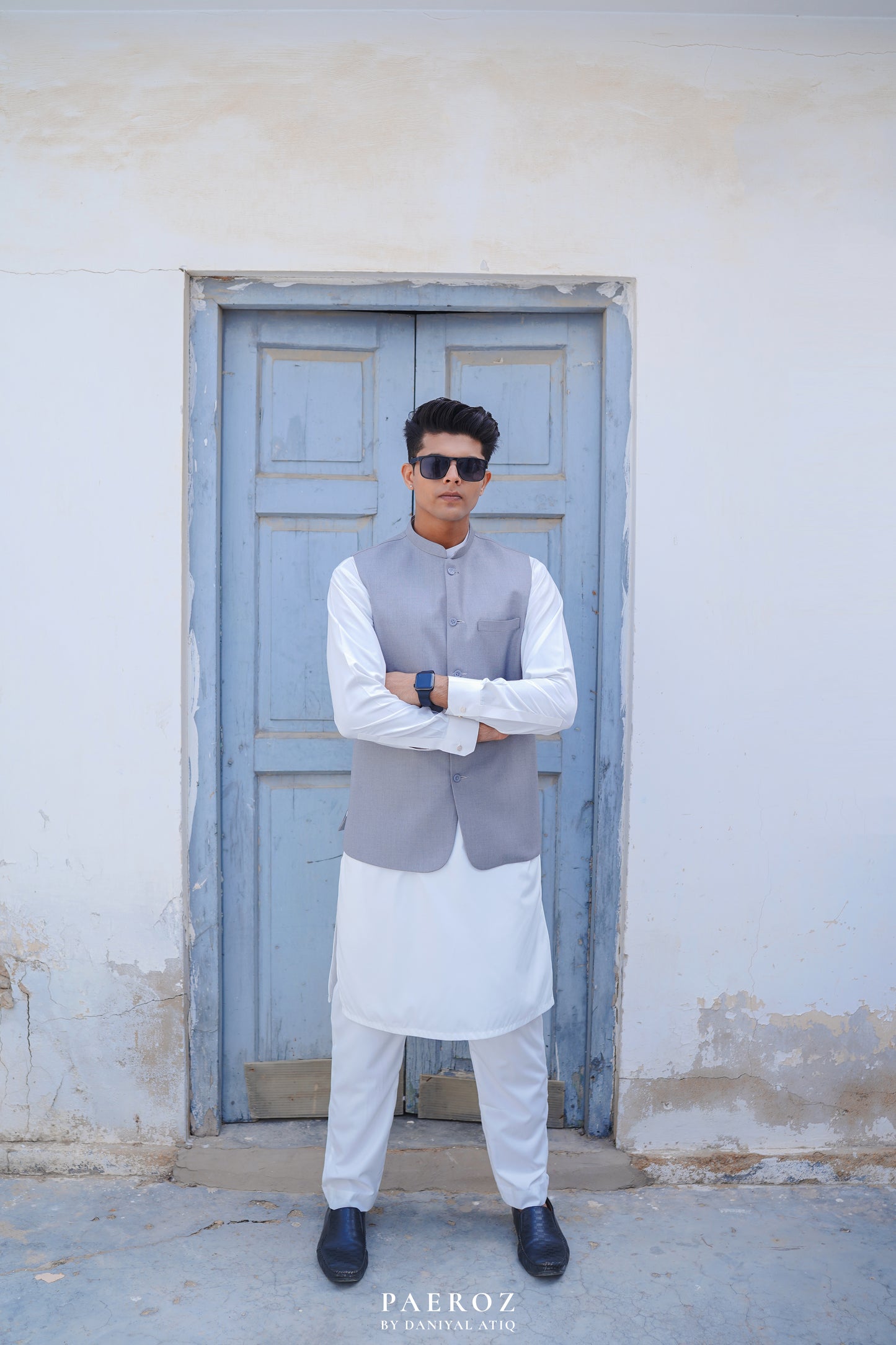 PLAIN GREY WAIST COAT