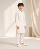 Offwhite Kurta Pajama — Kids